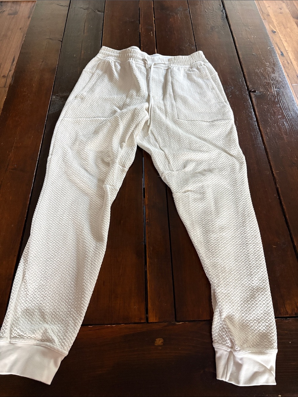 lululemon athletica White Textured Joggers